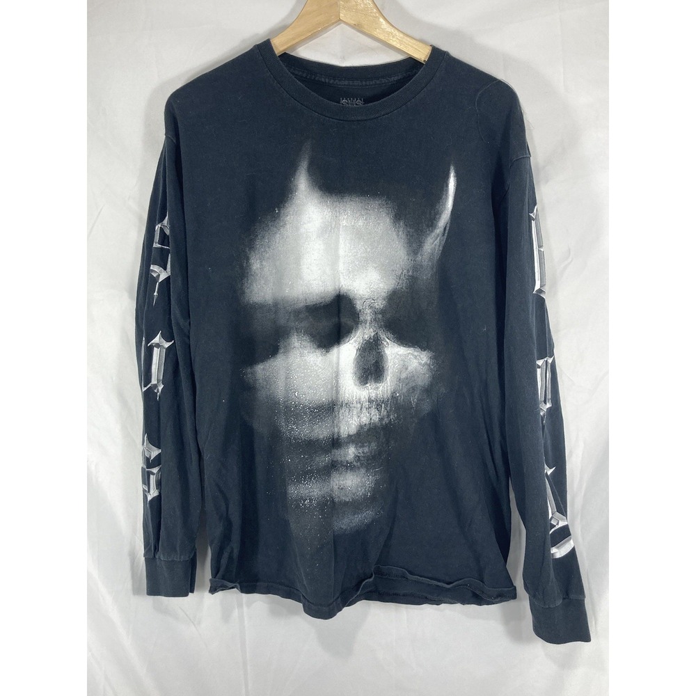 SUS BOY Rare Large Black Gothic Tee Mens Streetwear Underground Aesthetic Shirt